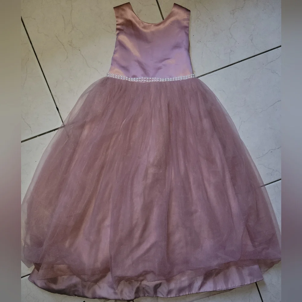 Charming Mauve Kids Formal Dress Size 10